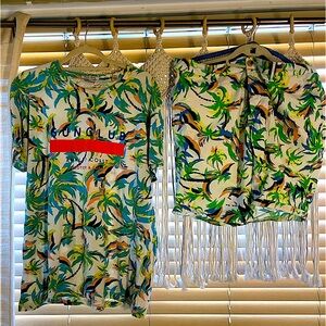 Scotch & Soda Poolside Floral Set. XXL shirt, 36W Pants